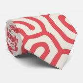 切断線オーガニック形状 ネクタイ (ロール)