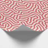 切断線オーガニック形状 ラッピングペーパー (角)