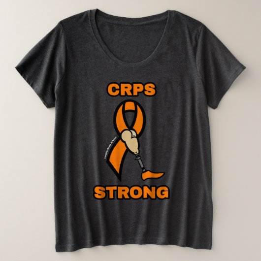 切断…CRPS プラスサイズTシャツ (デザイン正面)
