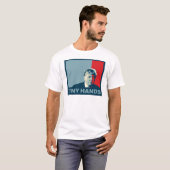 切札かDrumpf: 小さい手(希望色) Tシャツ (正面フル)