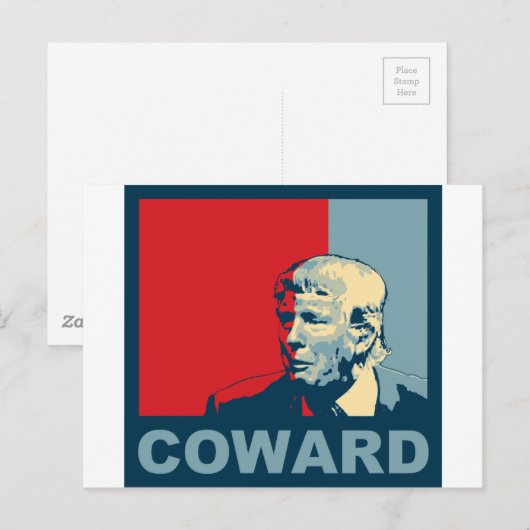 切札かDrumpf: 臆病者(希望色) ポストカード (正面/裏面)