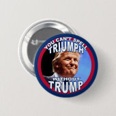 切札なしで勝利を綴ることができません 缶バッジ (正面&裏面)