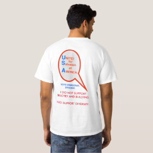 切札に対して"自由"の投票民主党員を結合しないで下さい Tシャツ