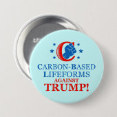 切札に対するおもしろいなカーボンベースのLifeforms 缶バッジ (正面&裏面)