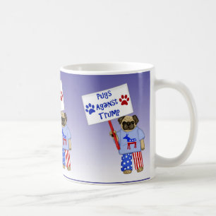 切札に対するパグ コーヒーマグカップ