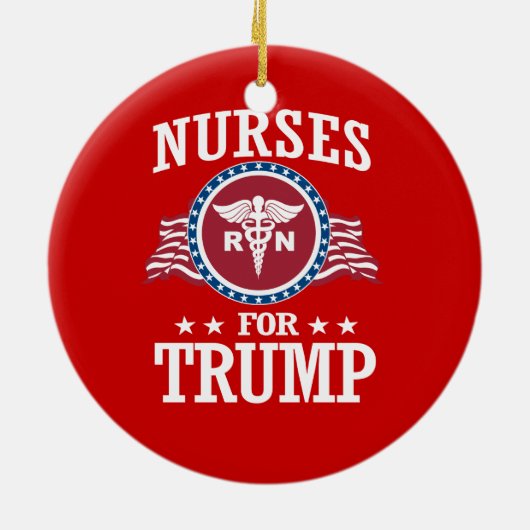 切札のためのナース セラミックオーナメント (裏面)