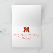 切札のクリスマスを非常に持って下さい カード (内部)