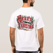 切札のクリスマスメッセージ Tシャツ (裏面)
