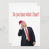 切札のクリスマス: 私が聞くものを聞きますか。 シーズンカード (正面/裏面)