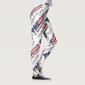 切札のレギンスの愛国心が強い選挙のギア色 レギンス (右)