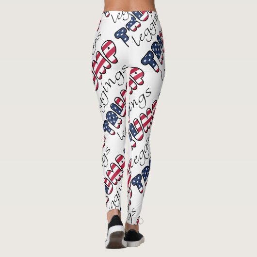 切札のレギンスの愛国心が強い選挙のギア色 レギンス (裏面)