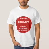 切札のロシアのなハッカーのワイシャツ Tシャツ (正面)