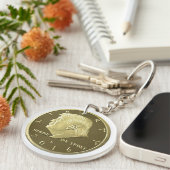 切札の二重ワシの硬貨 キーホルダー (正面右)