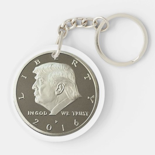 切札の二重ワシの硬貨 キーホルダー (裏面)