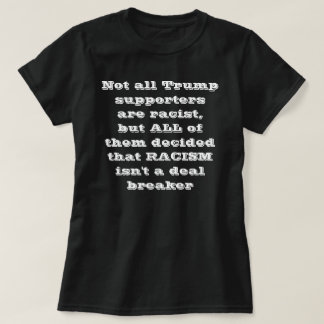 切札の人種差別主義者のTシャツ Tシャツ