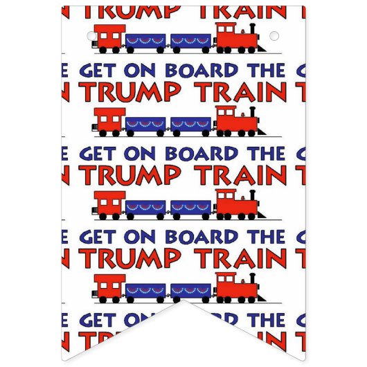 切札の列車 バンティングフラッグ (第1の旗)