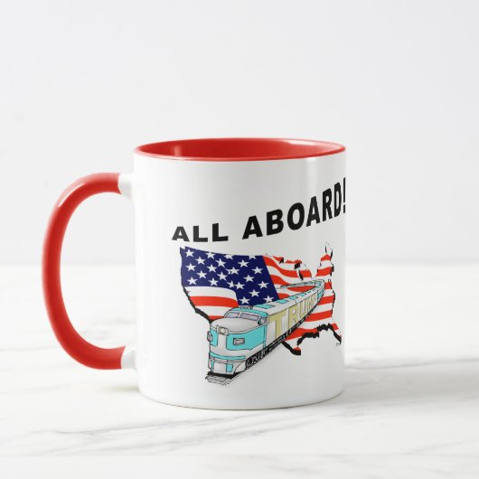 切札の列車 マグカップ (左)