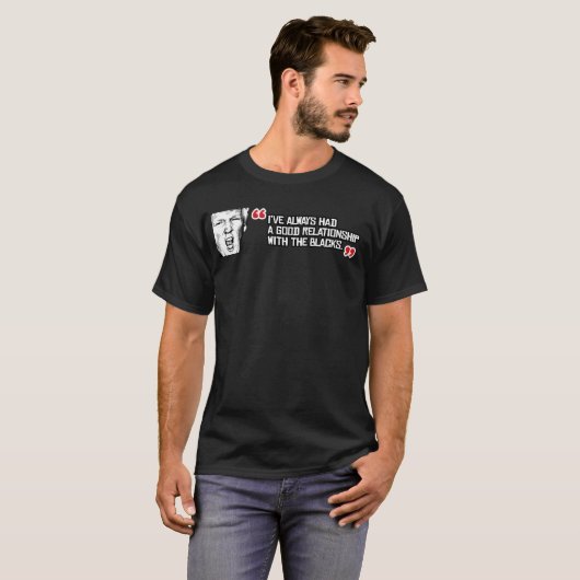 切札の引用文-私はよい人間関係を常に有したありますことが Tシャツ (正面フル)