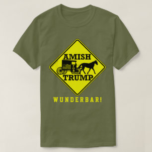 切札の政治おかしな印Wunderbarのためのアマン派 Tシャツ