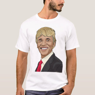 切札の毛を搭載するオバマ大統領 Tシャツ