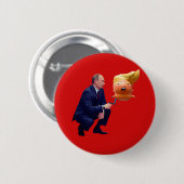 切札の気球が付いているPutinの演劇 缶バッジ (正面&裏面)