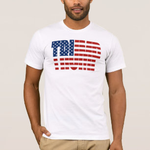 切札の米国旗のTシャツ Tシャツ
