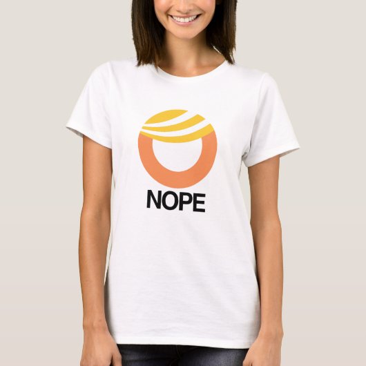 切札の記号- NOPE -- アンチ切札のデザイン- Tシャツ (正面)