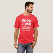 切札の2020年の視野の投票選挙の再結集のギフトのアイディア Tシャツ (正面フル)