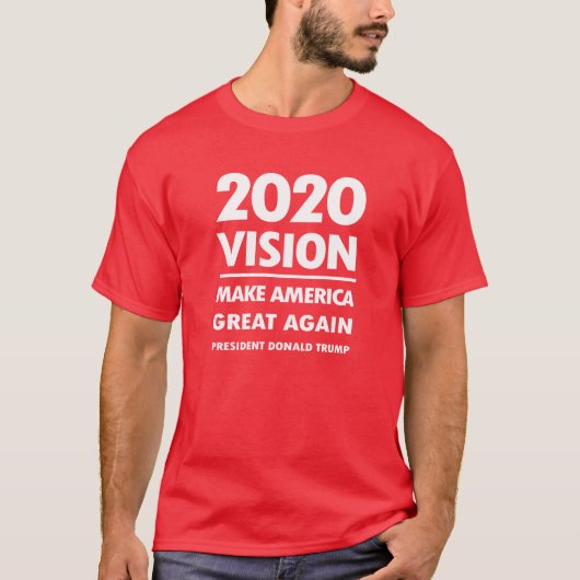 切札の2020年の視野の投票選挙の再結集のギフトのアイディア Tシャツ (正面)