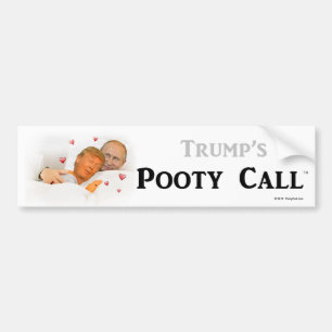 切札の"Pooty呼出し"バンパーステッカー バンパーステッカー