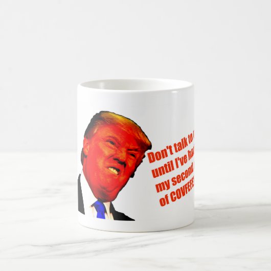 切札のCovfefeのマグ コーヒーマグカップ (中央)