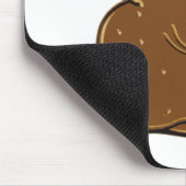 切札のEmojiの脂肪質のウンチ マウスパッド (コーナー)