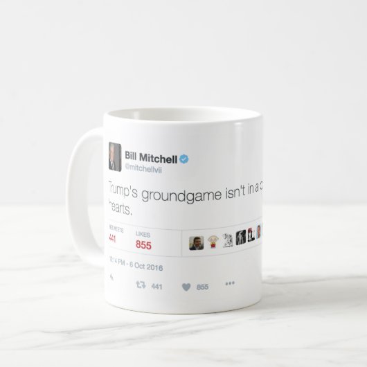 切札のGroundgameのマグ コーヒーマグカップ (正面左)