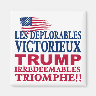 切札のLes Deplorablesの勝利-切札のペニー2016年 マグネット