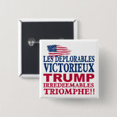 切札のLes Deplorablesの勝利-切札のペニー2016年 缶バッジ (正面&裏面)