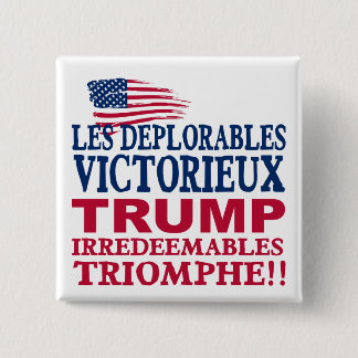切札のLes Deplorablesの勝利-切札のペニー2016年 缶バッジ