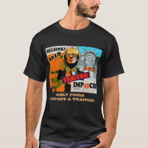切札のPutinヘルシンキの反逆のコラージュのTシャツ Tシャツ