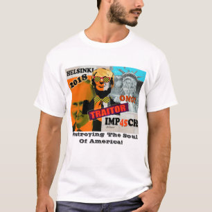 切札のPutinヘルシンキの反逆のコラージュのTシャツ Tシャツ
