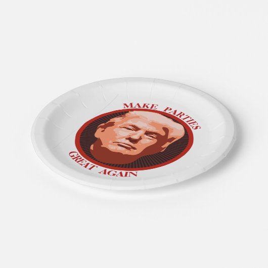 切札はパーティーを素晴らしく再度させます ペーパープレート (アングル)