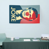 切札は冗談-アンチ切札のプロパガンダです 横断幕 (トレードショー)