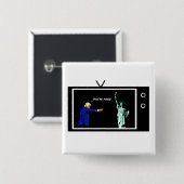 切札は女性を解雇しますLiberty Pin 缶バッジ (正面&裏面)