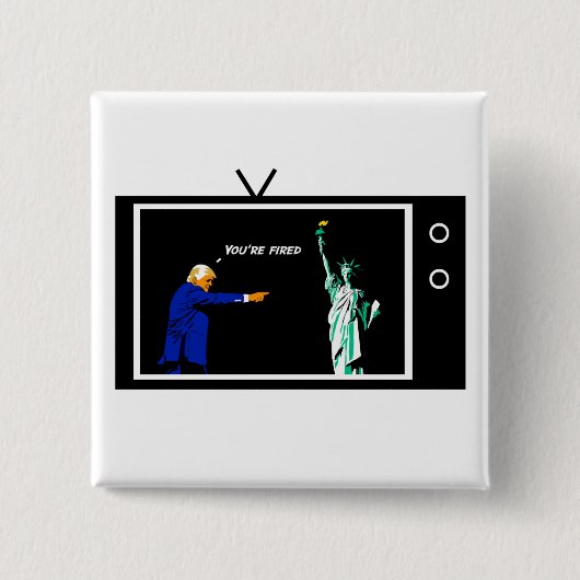 切札は女性を解雇しますLiberty Pin 缶バッジ (正面)