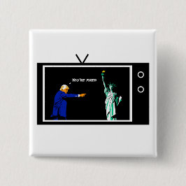 切札は女性を解雇しますLiberty Pin 缶バッジ