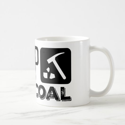 切札は石炭-切札2020年--を掘ります マグカップ (右)