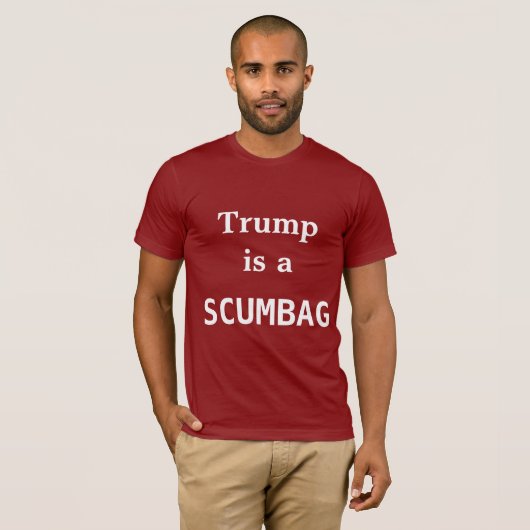 切札はSCUMBAGのTシャツです Tシャツ (正面フル)