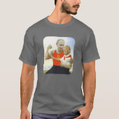 切札及びパパのPutinの小さい政治風刺 Tシャツ (正面)