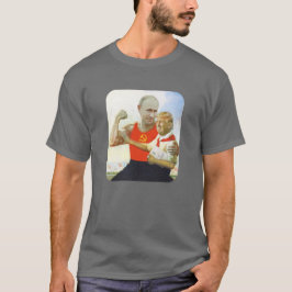 切札及びパパのPutinの小さい政治風刺 Tシャツ