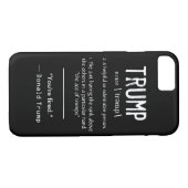 切札定義カッコいいの政治ドナルド・トランプの引用文 Case-Mate iPhoneケース (裏面(横))