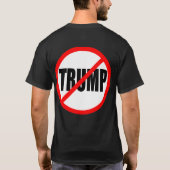 「切札無し」(両面) Tシャツ (裏面)