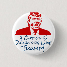 切札2016年: Love Trump Button独裁者 缶バッジ